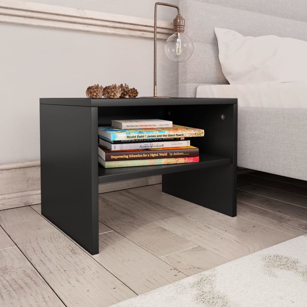 Comodino Rovere Sonoma 40x30x30 cm in Legno Multistrato
